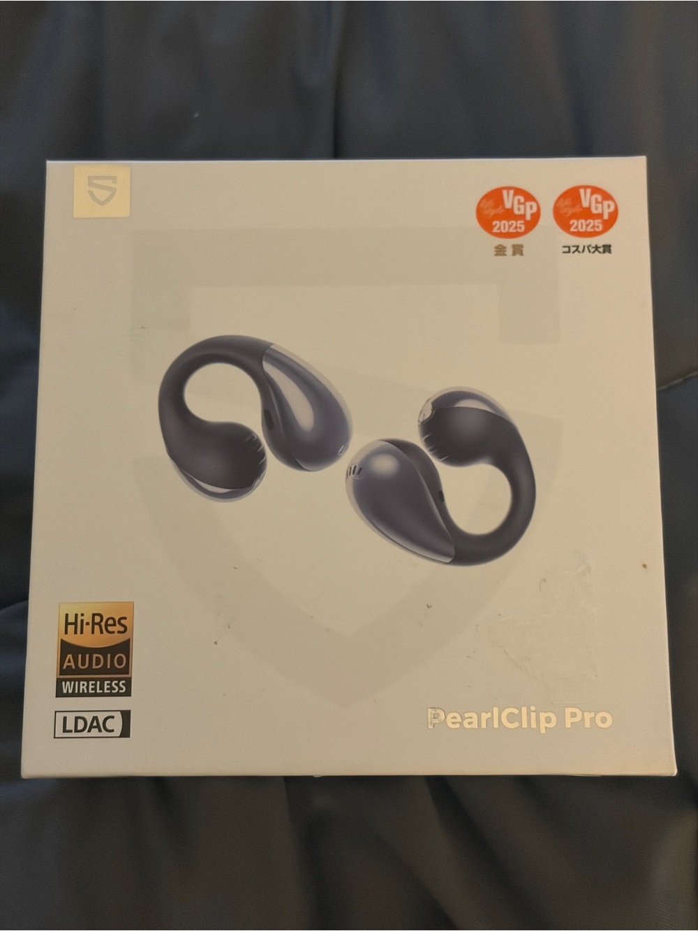 SoundPEATS PearlClip Pro - Open Ear Clip-on Earbuds - Black